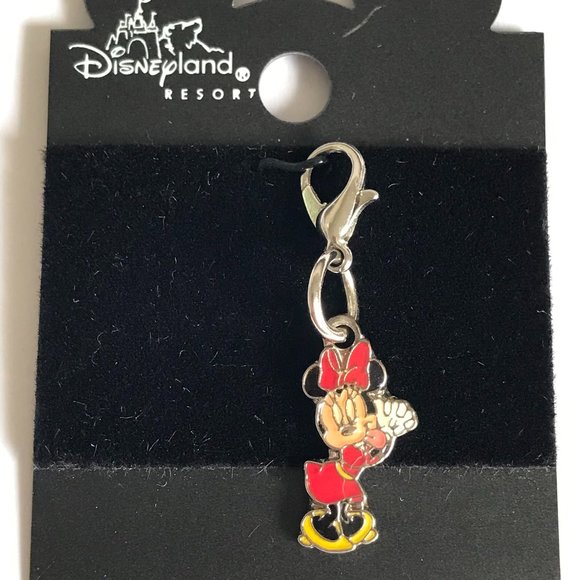 Vintage Disney Minnie Mouse Clip On Charm Bracelet Zipper Pull Purse Disneyana - Picture 2 of 10